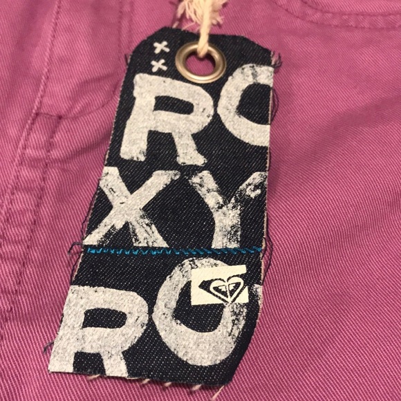 New Roxy Purple Denim Jean Mini Skirt Size 5 - Picture 2 of 8